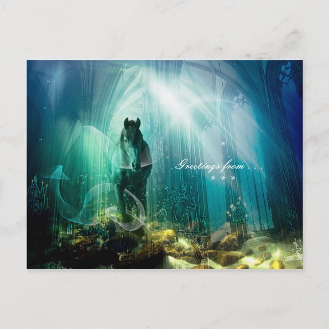 Under Vatten - vykort (Framsida)