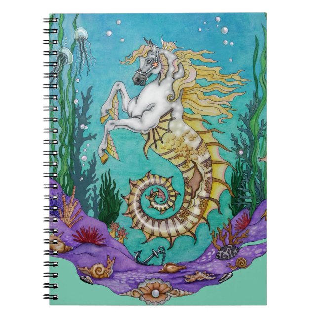 Under WaterHorse Anteckningsbok Med Spiral (Framsidan)