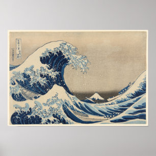 Under Wave av Kanagawa Poster