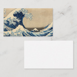 Under Wave off Kanagawa av Katsushika Hokusai Visitkort