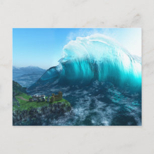 Under Wave-vykort Vykort