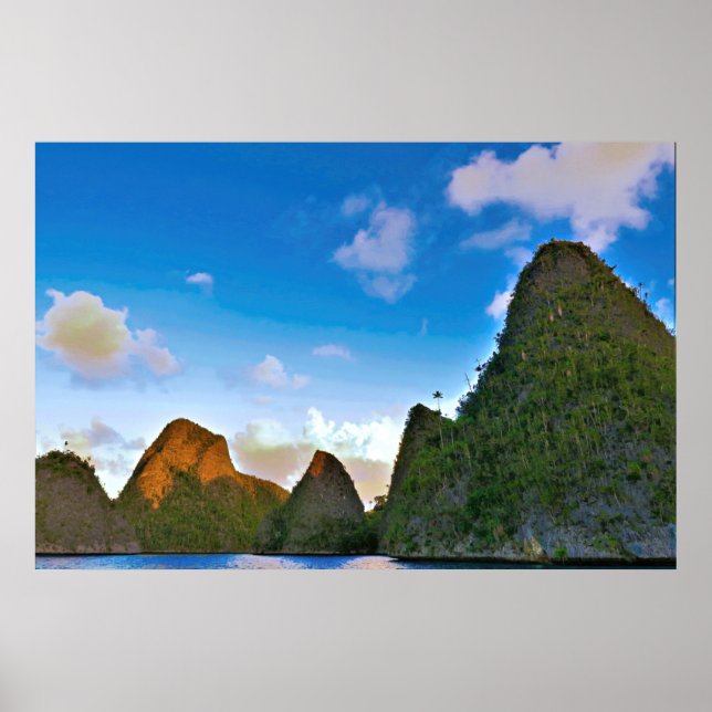 Under Wayag Karsts Poster (Framsidan)