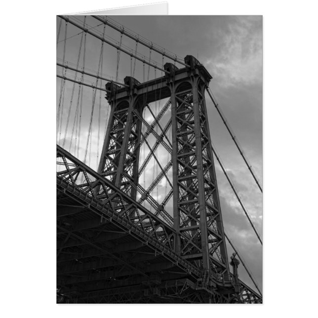 Under Williambsburg Bridge-New York City OBS Kort (Framsidan)