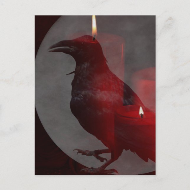 "Under Your Spell in Red" Vykort (Framsida)