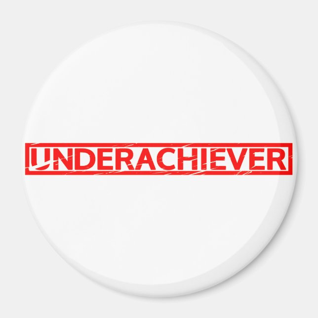 Underachiever Frimärke Magnet (Framsidan)