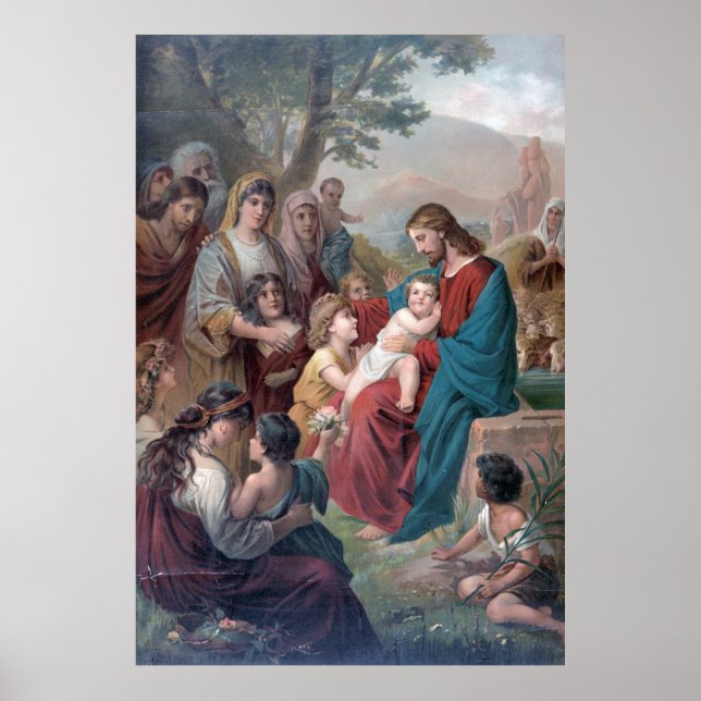 Underåriga barn till Kom Unto Me (1892) Poster (Framsidan)