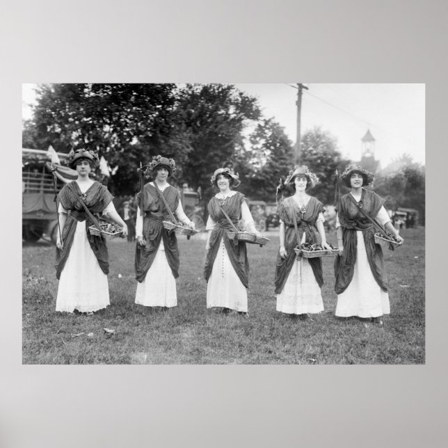 Underåriga flickor: 1913 poster (Framsidan)