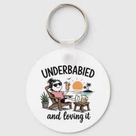 Underbabied och älskar det! nyckelring