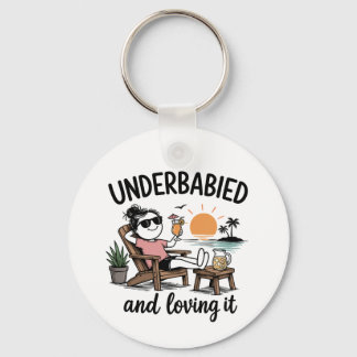 Underbabied och älskar det! nyckelring