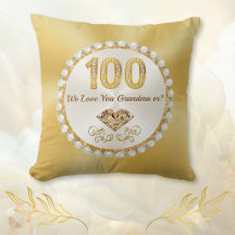 Underbar, 100-årspresent Kudde, 100-årsfirande