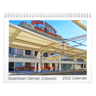 Underbar 2022: Demtown Denver, Co Photo Art Calend Kalender