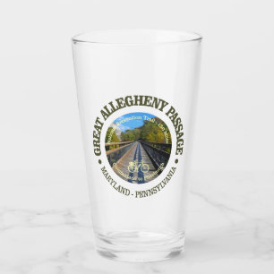 Underbar Allegheny Passage (cykling c) Glaskopp