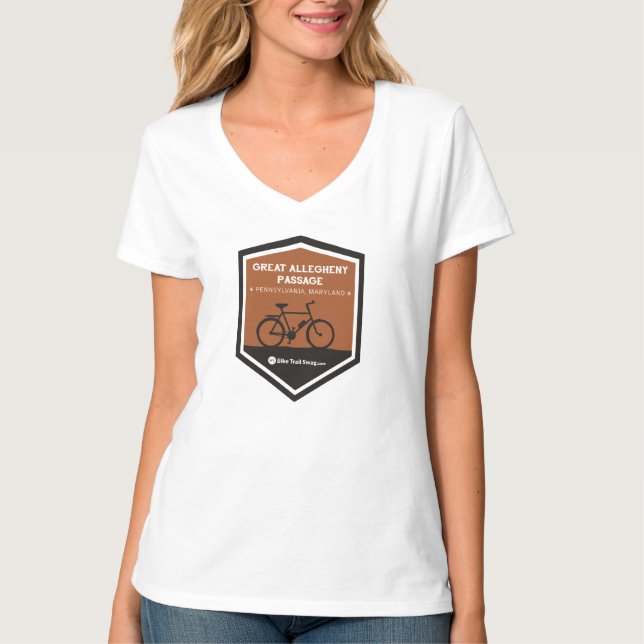 Underbar Allegheny passage T Shirt (Framsida)