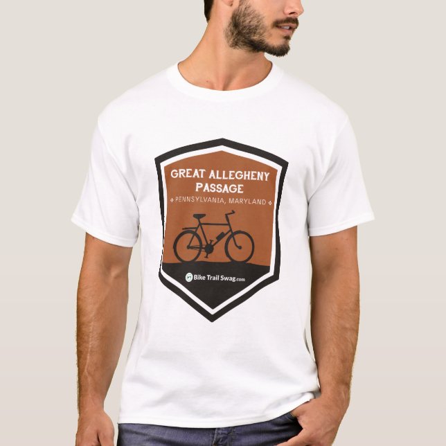 Underbar Allegheny passage T Shirt (Framsida)