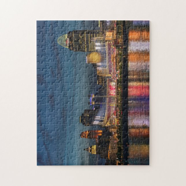 Underbar American Ballpark Puzzle Cincinnati OH Pussel (Vertikal)