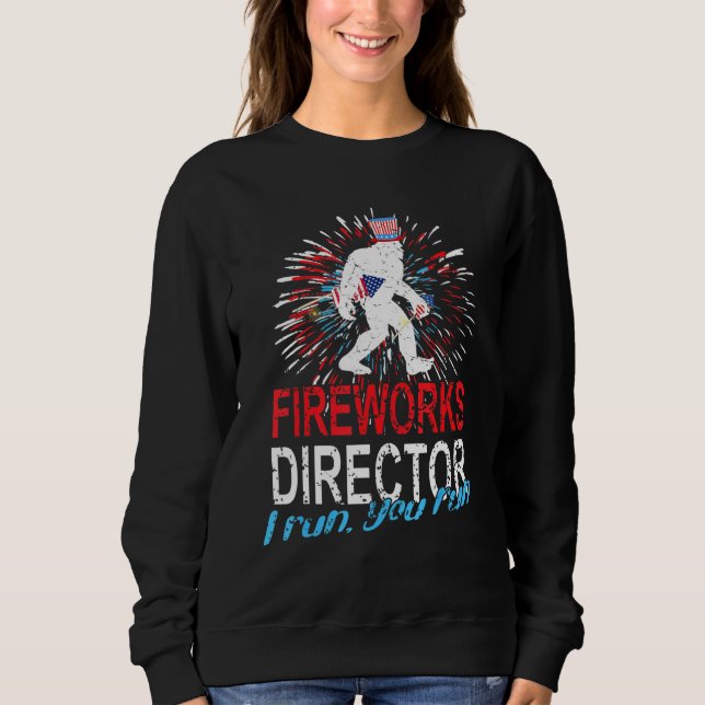 Underbar amerikansk Fireworks-chef om jag Springor T Shirt (Framsida)