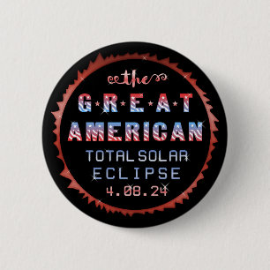 Underbar amerikansk Total Solar Eclipse 8 april 20 Knapp