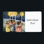 underbar änglar fraktsedel<br><div class="desc">underbar, änglar, jultomma, söt, söt, fantastisk, vintage, dragen, ljus</div>