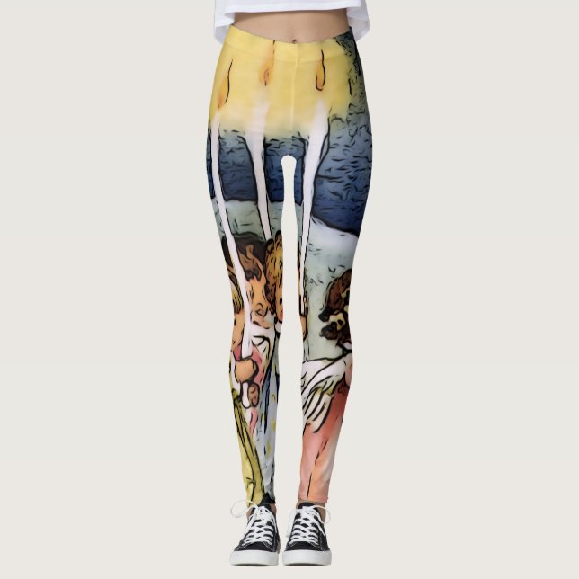 underbar änglar leggings (Framsida)