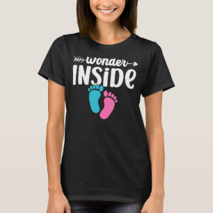 Underbar annonsering om gravid barn inuti Pr T Shirt