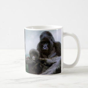 UNDERBAR APES Mountain Gorilla & Baby Gorilla Kaffemugg