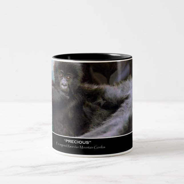 UNDERBAR APES Mountain Gorilla Mugg Collection (Center)