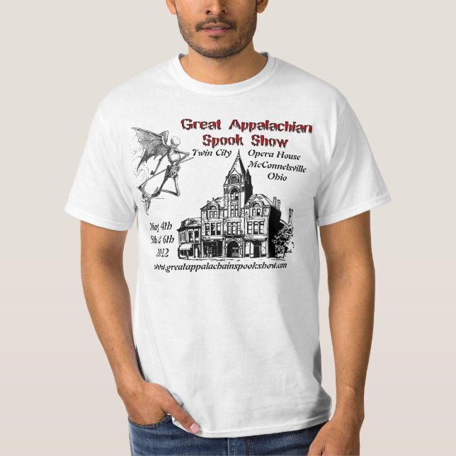 Underbar Appalachian spökeShowskjorta Tee Shirt (Framsida)
