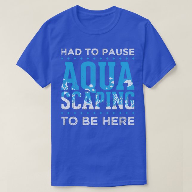 Underbar Aquascape Design Talk ABout Aquascapin T Shirt (Design framsida)