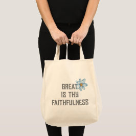 Underbar är deras faithness Hymn Tote Bag Tygkasse