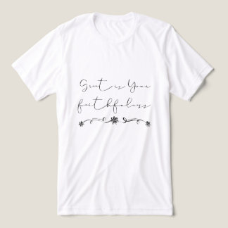 Underbar är din Faithess t-shirt Faith Christian