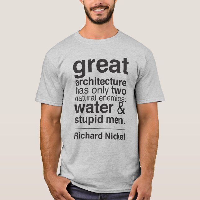 Underbar arkitektur t-shirt (Framsida)