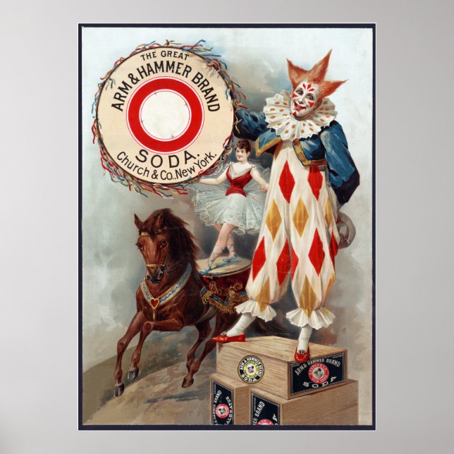 Underbar Arm & Hammer märkessoda, c. 1900 Poster (Framsidan)