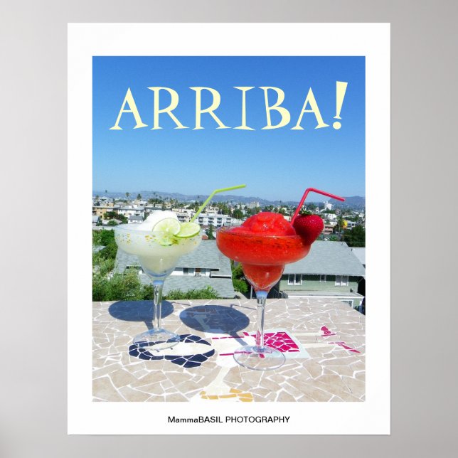 Underbar Arriba Margarita Poster! Poster (Framsidan)