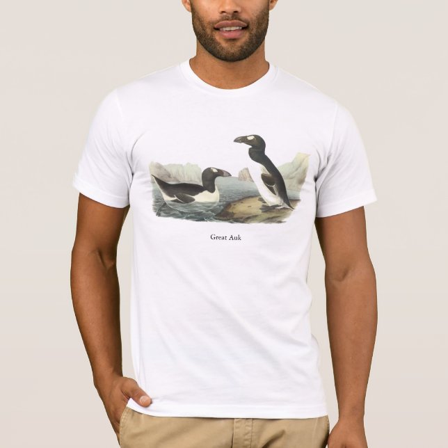 Underbar Auk, John Audubon T-shirt (Framsida)