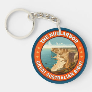 Underbar australisk bight Retro Emblem i Nullarbor