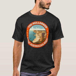 Underbar australisk bight Retro Emblem i Nullarbor T Shirt
