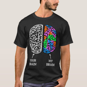 Underbar autistisk Dyslexia Adhd Asd Neurodiversit T Shirt