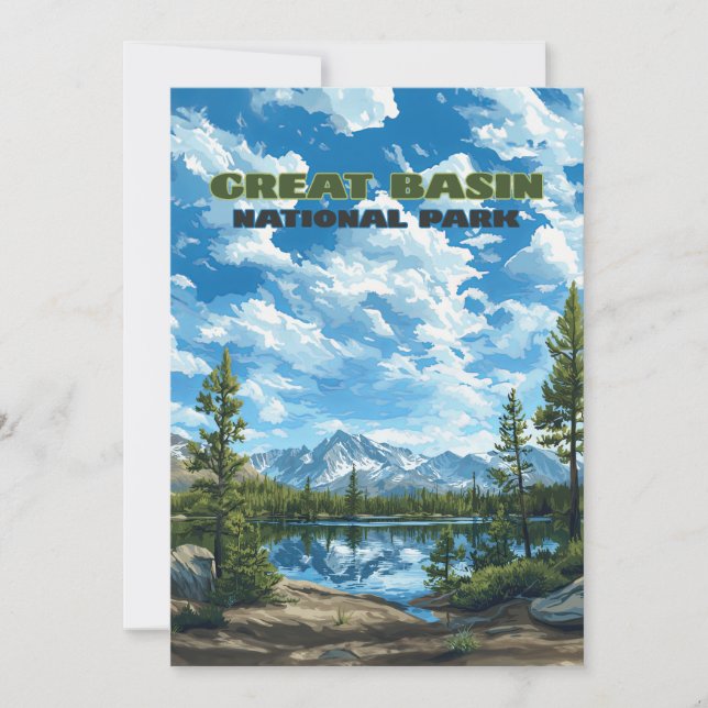 Underbar bäckennationalpark Nevada Wheeler-topp (Framsida)