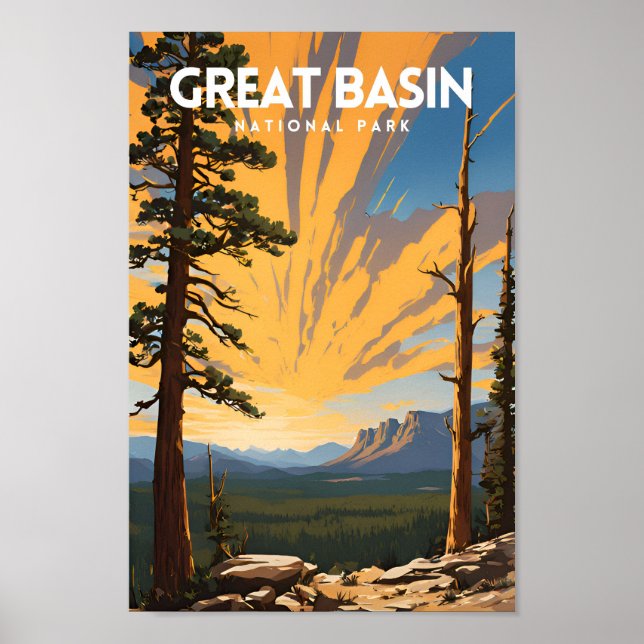 Underbar bäckennationalpark poster (Framsidan)