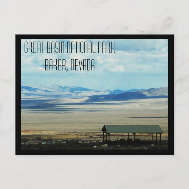 Underbar bäckennationalpark vykort (Framsida)