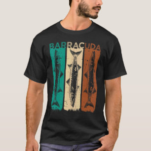 Underbar Barracuda Cuda Fishing Wildlife Saltwater T Shirt