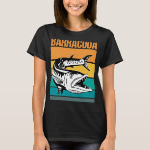 Underbar Barracuda Cuda Fishing Wildlife Saltwater T Shirt