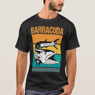 Underbar Barracuda Cuda Fishing Wildlife Saltwater T Shirt