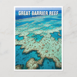 Underbar Barrier Reef Australia Travel Vykort