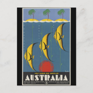 Underbar Barrier Reef Australien Vykort