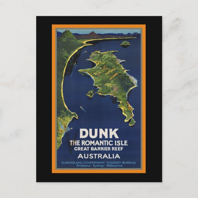 Underbar Barrier Reef Australien Vykort (Framsida)