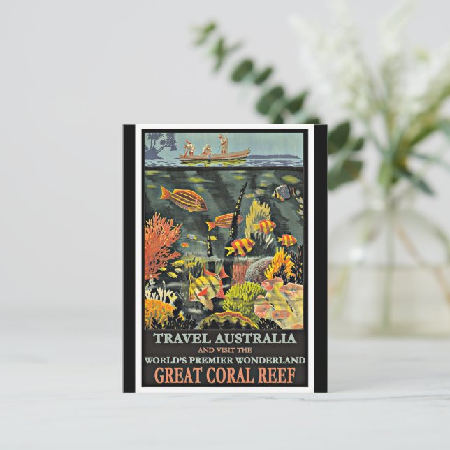 Underbar Barrier Reef, Australien Vykort (Stående Fram)