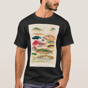 Underbar Barrier Reef Fish Illustration by William T Shirt