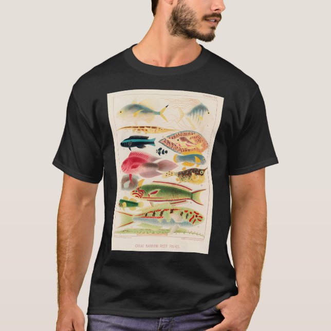Underbar Barrier Reef Fish Illustration by William T Shirt (Framsida)