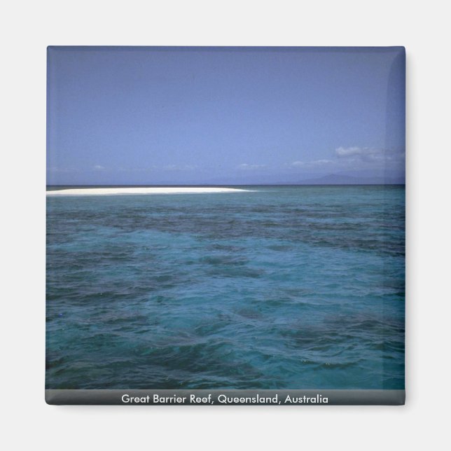 Underbar Barrier Reef, Queensland, Australien Magnet (Framsidan)